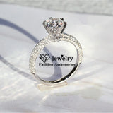 Sterling CZ Bridal Wedding Ring CC1628