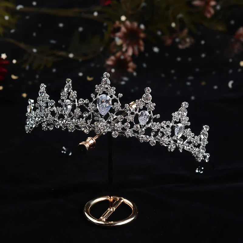 Bride Hair Jewelry Queen Crowns Party Beauty Headwear HG701