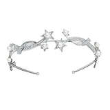 Star Shape Wedding Tiara Bridal Headpiece Crown HS107