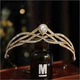 CC Crown Women Hair Accessories Wedding Hairwear Bridal Headpiece Jewelry