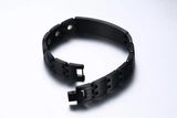 CC Vintage Bracelet Men Health Care Stainless Titanium Steel Bracelet