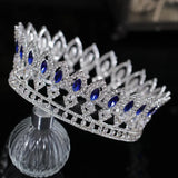 Vintage Red Crown Diadem Wedding Hair Accessory