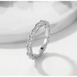 Baroque CZ Lace Bead Ring Bridal Wedding Bijoux CC1618