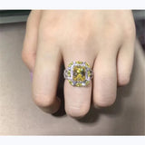 Colorful CZ Ring Bridal Wedding Engagement Bijoux CC3104