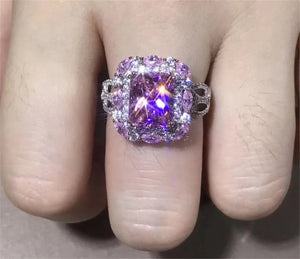 Colorful CZ Ring Bridal Wedding Engagement Bijoux CC3104