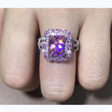 Colorful CZ Ring Bridal Wedding Engagement Bijoux CC3104