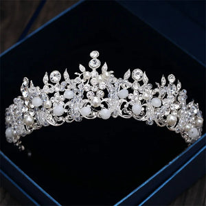 Bridal Rhinestone Wedding Crown Hairband Engagement Accessory