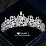 Bridal Rhinestone Wedding Crown Hairband Engagement Accessory