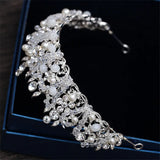 Bridal Rhinestone Wedding Crown Hairband Engagement Accessory