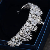 Bridal Rhinestone Wedding Crown Hairband Engagement Accessory