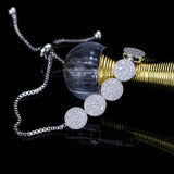 CZ Wedding Bracelet Bangle Shine Cubic Zirconia Accessory