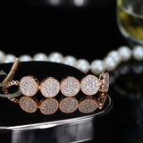 CZ Wedding Bracelet Bangle Shine Cubic Zirconia Accessory