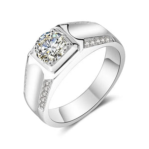 Classic Gentleman Couple Promise Ring Engagement Party Bridegroom CC667