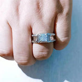 CC Wedding Jewelry Rings For Men Couple Promise Ring CC667