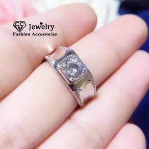 CC Wedding Jewelry Rings For Men Couple Promise Ring CC667