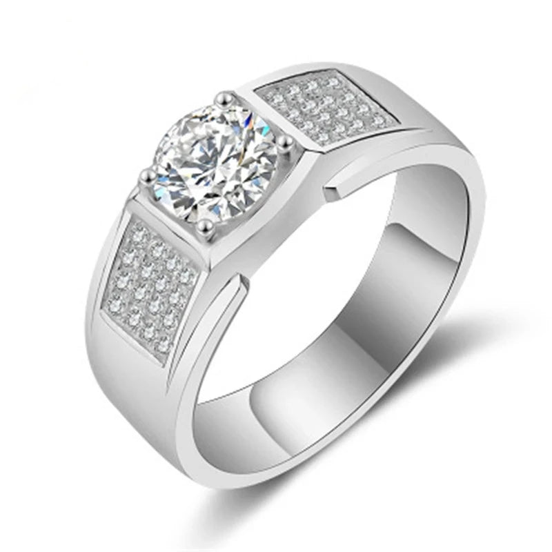 Men's Wedding Band Promise Ring Engagement Jewelry CC681
