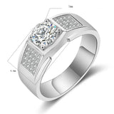 Men's Wedding Band Promise Ring Engagement Jewelry CC681
