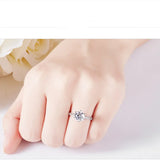 CC CZ Wedding Ring Women 1.25ct Engagement Bijoux Drop CC1628