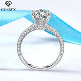 CC CZ Wedding Ring Women 1.25ct Engagement Bijoux Drop CC1628