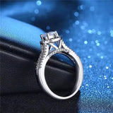 CZ Round Stone Wedding Ring Engagement Bridal Fine Jewelry