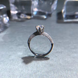 CC Women Wedding Rings Cubic Zircona 1ct Plated Bridal Engagement Ring CC1628