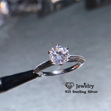 CC Women Wedding Rings Cubic Zircona 1ct Plated Bridal Engagement Ring CC1628