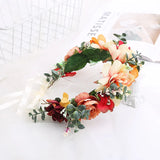 Floral Wedding Hairband for Women Bridal Headdress