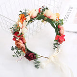 Floral Wedding Hairband for Women Bridal Headdress
