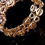 Austrian Crystal Bracelet Bangles for Women Wedding Party Jewelry