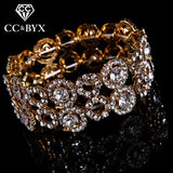 Austrian Crystal Bracelet Bangles for Women Wedding Party Jewelry