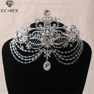 CC tiaras hairbands frontlet rhinestones bridal wedding accessories