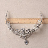 Water Drop Frontlet Rhinestone Hairband for Bridal Jewelry