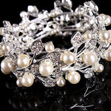 Pearl Bracelets Bangles for Women Bridal's Engagement Bijoux E009
