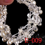 Pearl Bracelets Bangles for Women Bridal's Engagement Bijoux E009