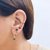 CCFJOYA 925 Silver Zircon Animal Stud Earrings Women Jewelry