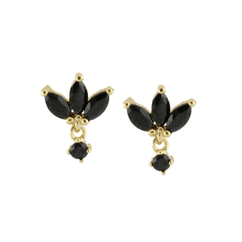 CCFJOYA 925 Silver Zircon Animal Stud Earrings Women Jewelry