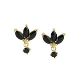 CCFJOYA 925 Silver Zircon Animal Stud Earrings Women Jewelry