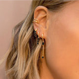 CCFJOYA 925 Silver Zircon Animal Stud Earrings Women Jewelry