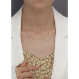 925 Sterling Silver Zircon Necklace for Women Wedding Party