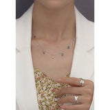 925 Sterling Silver Zircon Necklace for Women Wedding Party