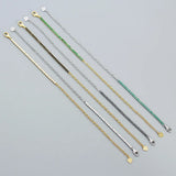 925 Silver Zircon Bracelet, Retro Niche Jewelry