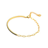 925 Silver Zircon Bracelet, Retro Niche Jewelry