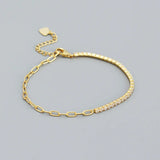 925 Silver Zircon Bracelet, Retro Niche Jewelry