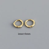 925 Sterling Silver Hoop Earrings Multiple Sizes Plain Hoop