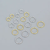 925 Silver Geometric Round Hoop Earrings Nose Ring