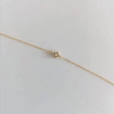 925 Silver Crystal Zircon Bracelet 14K Plated