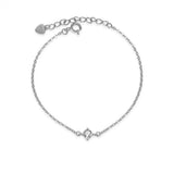 925 Silver Crystal Zircon Bracelet 14K Plated