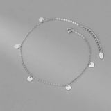 925 Silver 14K Gold-plated Mini Disc Bracelet for Women