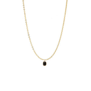 925 Silver Agate Pendant Necklace 18k Plated Chain Jewelry