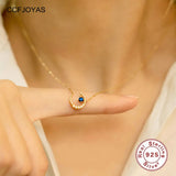 925 Silver Moon Pendant Necklace Women